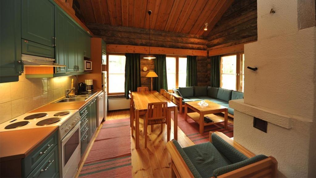 Lost Inn Cabins Äkäslompolo Oda fotoğraf